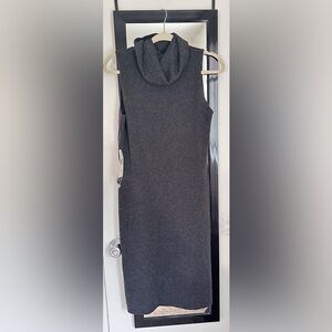 Ralph Lauren Charcoal Gray Midi Dress